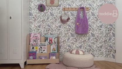 Round Montessori -reol til børneværelset | 3 trin – ubehandlet
