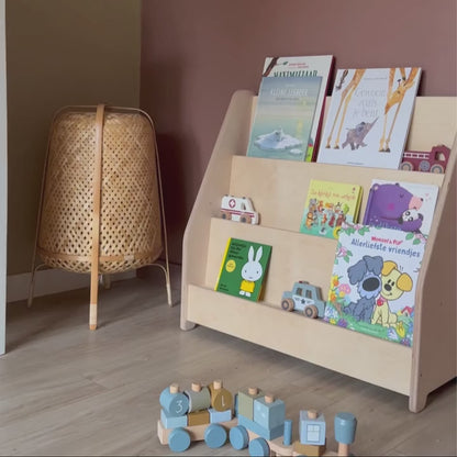 Moodie Montessori-bogreol til børneværelset | 3 trin – ubehandlet