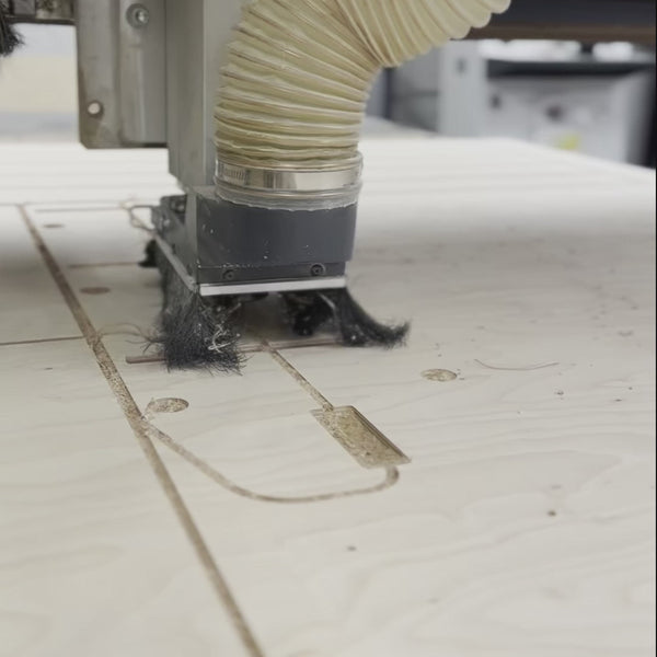 Novie montessori rond boekenrek kinderkamer | 3 planken - Wengé gebeitst