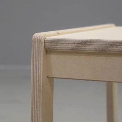 Houten kindertafeltje 1-3 jaar | Blank - toddie.nl