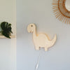 Houten wandlamp kinderkamer | Dino - multiplex - toddie.nl