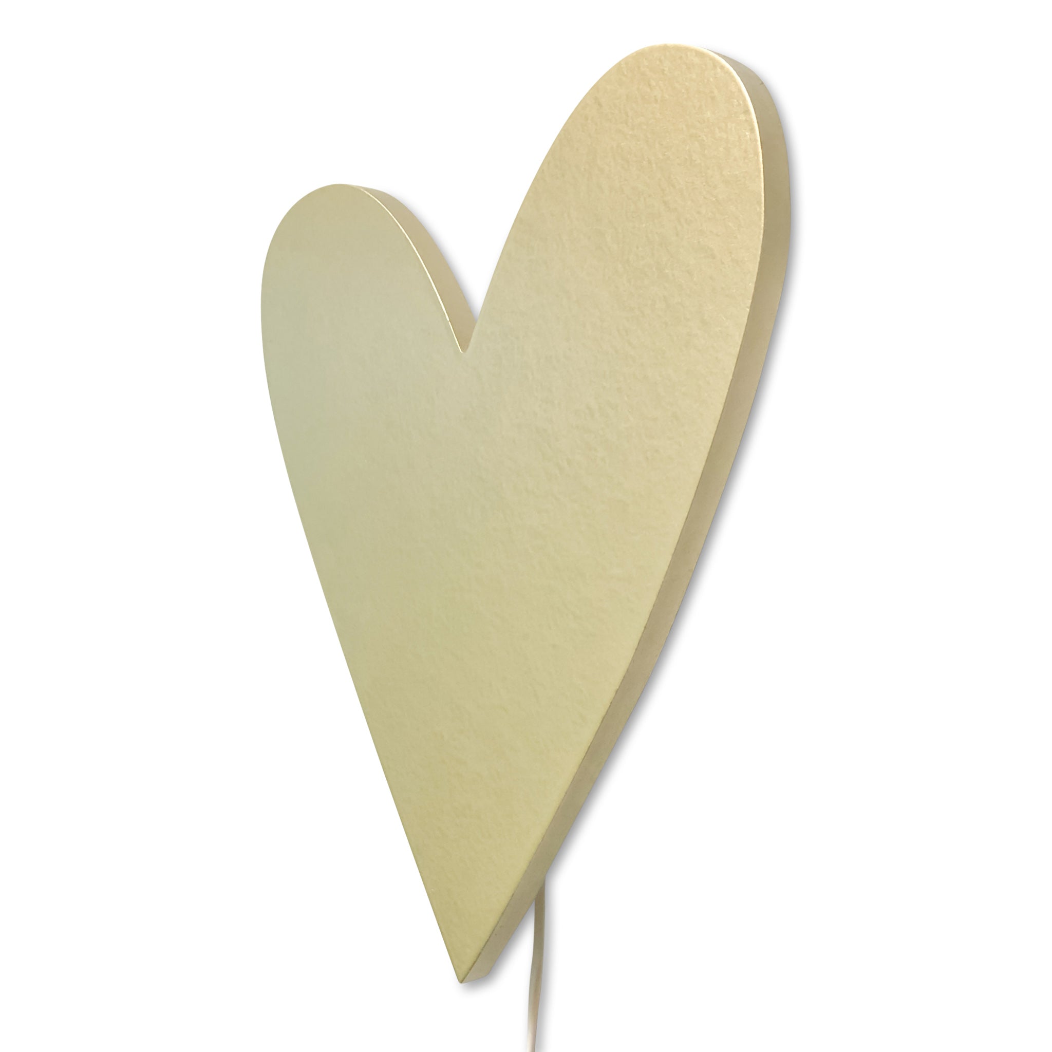 Houten wandlamp kinderkamer | Hart goud - toddie.nl