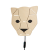 Houten wandlamp kinderkamer | Panter - toddie.nl