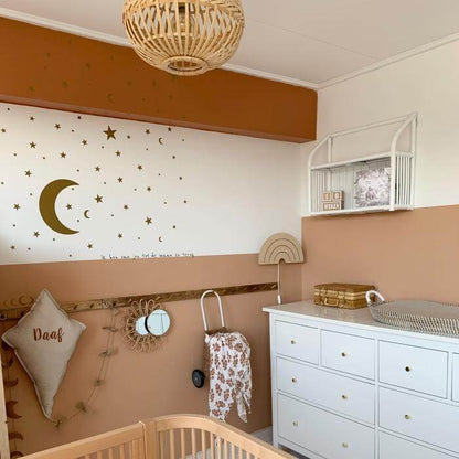 Houten wandlamp kinderkamer | Regenboog - toddie.nl