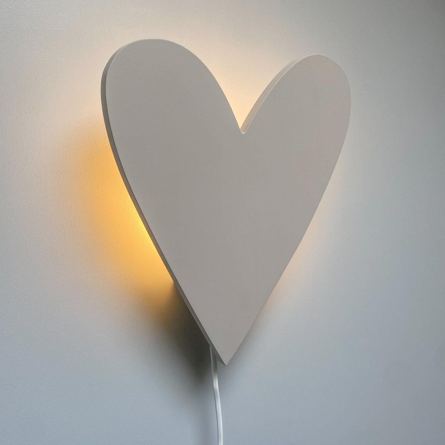 Houten wandlamp kinderkamer | Hart Beige - toddie.nl