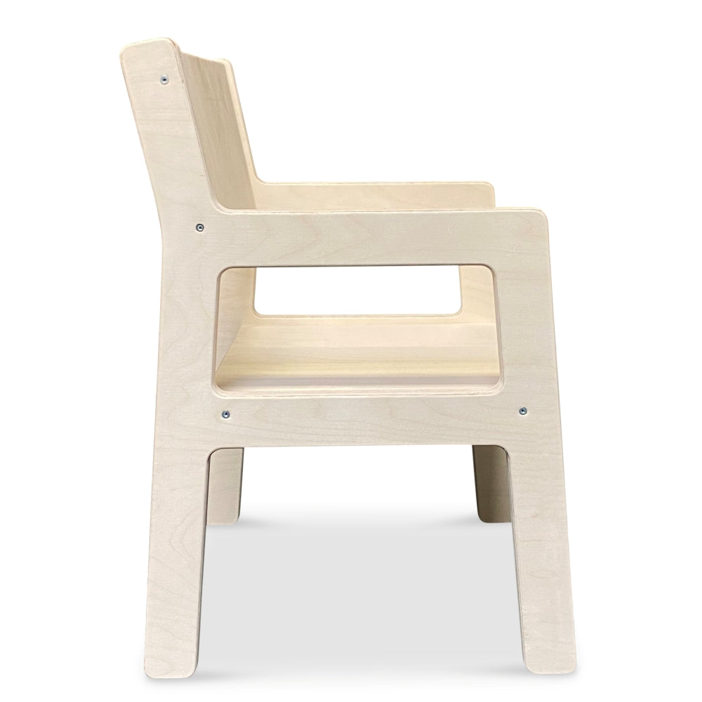 Houten kinderstoeltje 3-6 jaar, kleuterstoeltje - toddie.nl